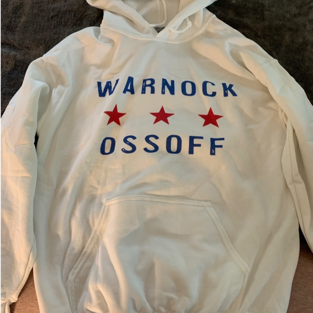 Locally Made Warnock Ossoff Oversized Hoodie